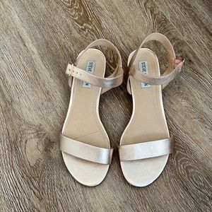 Steve Madden Rose Gold Sandals